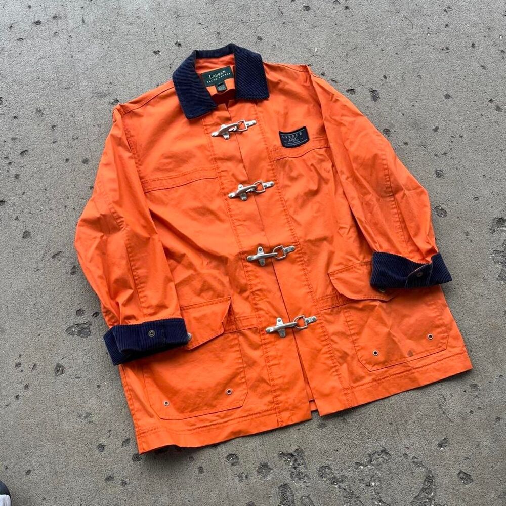 Vintage Lauren Ralph Lauren Marine Supply Buckle Fireman Jacket